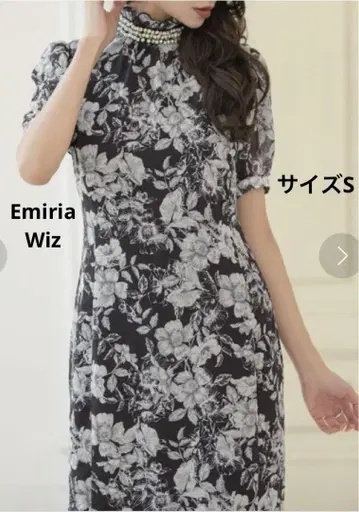 EmiriaWiz 에밀리아 위즈 클래식 플라워 비쥬 원피스 S