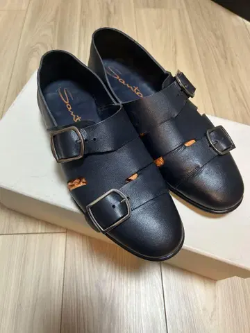 새상품급 SANTONI/산토니 더블 몽크