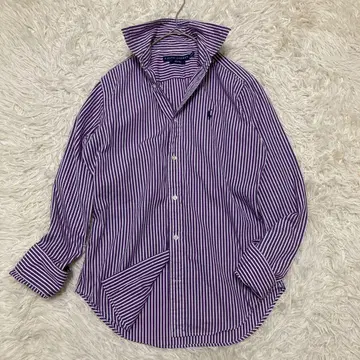 Ralph Lauren 긴팔 셔츠 스트라이프 슬림핏 XS