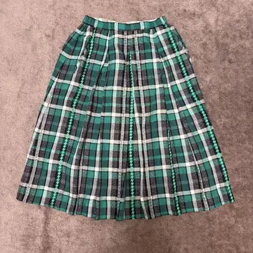 00's 빈티지 체크 플리츠 스커트 아카이브 그런지