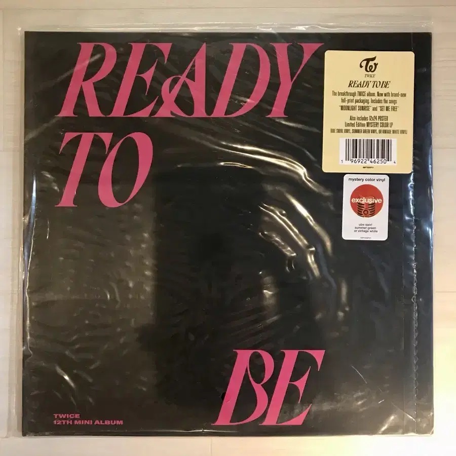 Twice Ready to beレコード TWICE READY TO BE VINYL LP D2C EXCLUSIVE ULTRA CLEAR VINYL