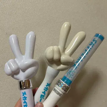 스카이 피스 피스 사인 LED 응원봉