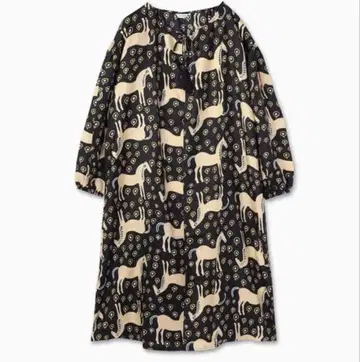 마리메꼬 marimekko 무스타타마 원피스