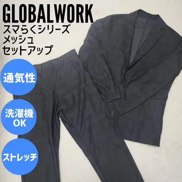 GLOBAL WORK 스마라쿠 셋업 자켓, 팬츠
