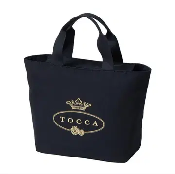 TOCCA 로고 나일론 토트백 블랙