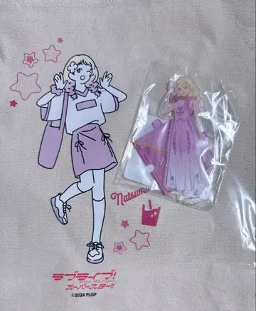 오니즈카 나츠미 토트백 아크릴 스탠드 제비뽑기 도