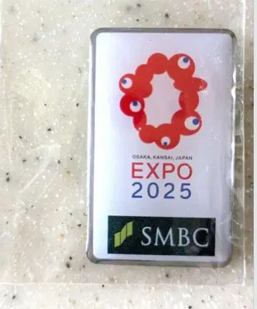 오사카 엑스포 EXPO 2025 SMBC 핀 배지