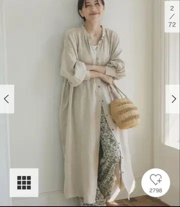어반 리서치 도어스 린넨 개더 원피스