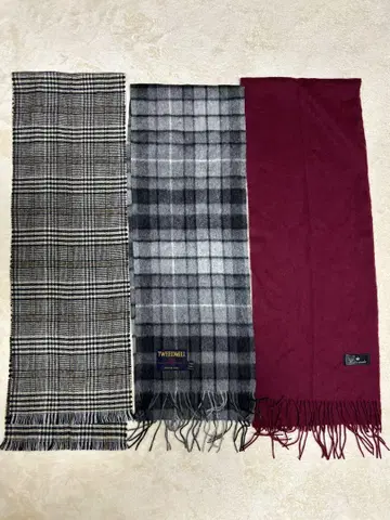 TWEEDMILL & Riccordo 머플러 3개 세트