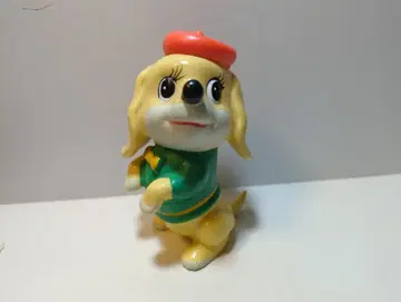삼와 은행 저금통 베레모를 쓴 개 110mm