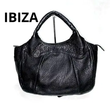 IBIZA 이비자 가죽 천연 가죽 핸드백 블랙 검정