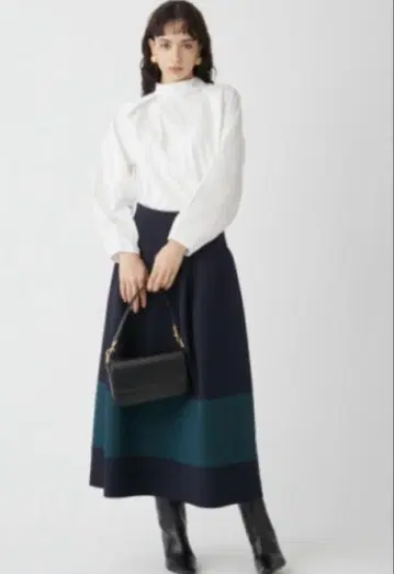 미라 오웬 홀 의류 롱 스커트