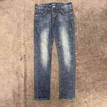 00's 빈티지 블루 데님 아카이브 그런지 y2k 펑크