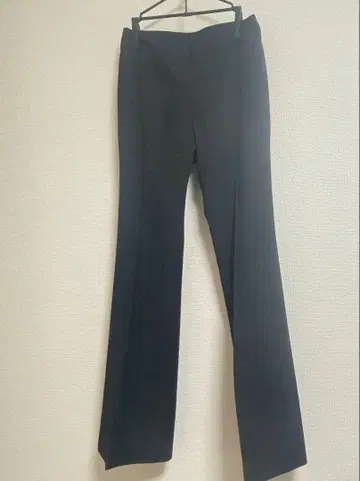 블랙 플레어 팬츠
