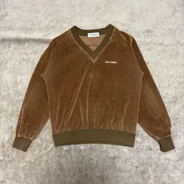 00's 빈티지 벨벳 V넥 트레이닝복 아카이브 그랑지
