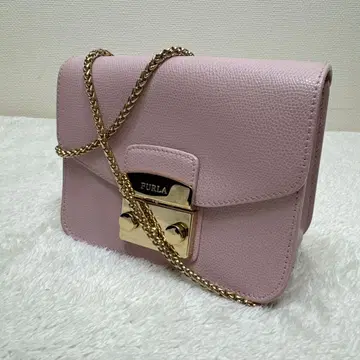 FURLA 훌라 메트로폴리스 핑크 체인 백 새상품급