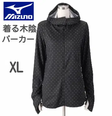 미사용품 MIZUNO 미즈노 기모노 후드티 XL 13호 열차단 UV 블랙