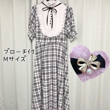 깅엄 체크 원피스 (아오키 미사코 시마무라)