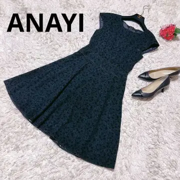ANAYI 원피스 블랙 레이스 M