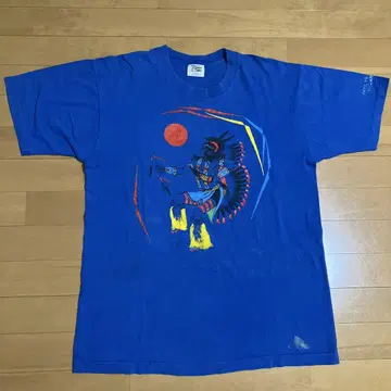 80s 90s USA제 아트 T 싱글 스티치