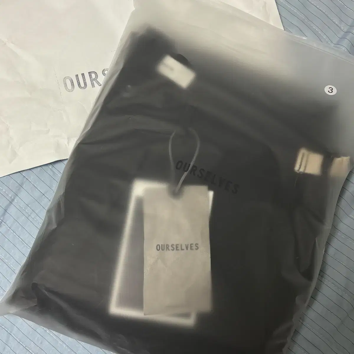 New 3 Size) Ourselves 25ss B.D.U Shorts Black