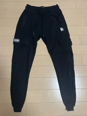 YOUNGLA 블랙 조거 팬츠 M