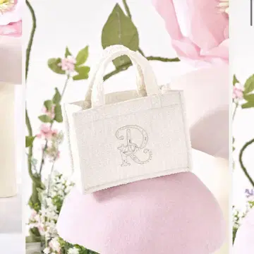 미사용 새상품 Darich 다리치 DR 비쥬 미니 토트백 WHT
