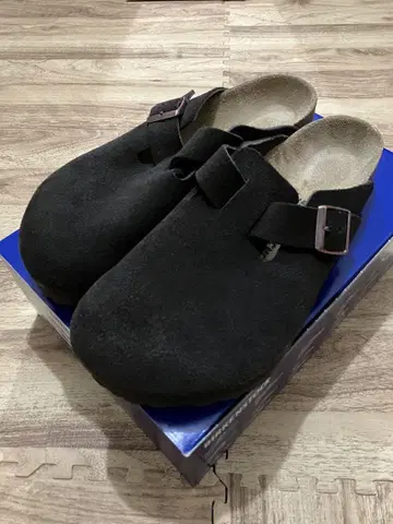 버켄스탁 보스턴 스웨이드 가죽 BIRKENSTOCK