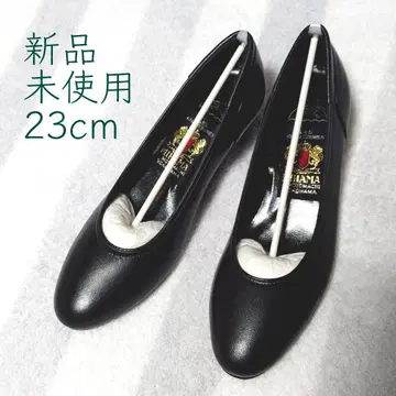 MIHAMA 23cm 미사용 새상품 힐 4cm 플레인 블랙 펌프스
