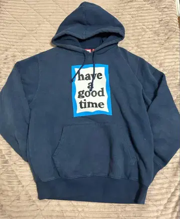 have a good time 후디 후드티 M cityboy 파랑