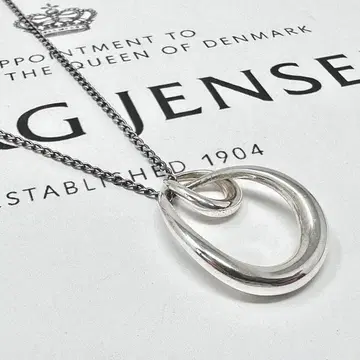 GEORG JENSEN 433 오프 스프링 실버 목걸이 925S