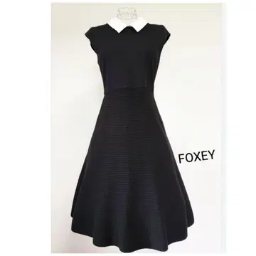 폭시 Foxey 화이트 카라 원피스