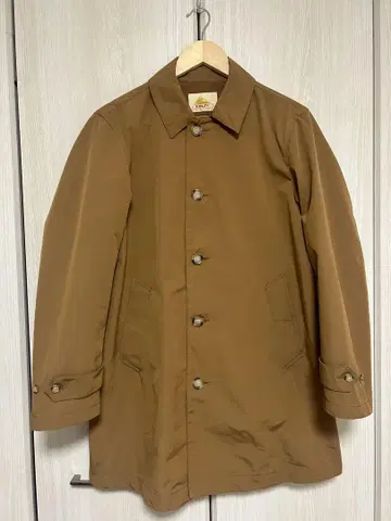 KELTY SHIPS 스프링 스텐카라 코트 발수 브라운 S 사이즈