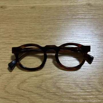 Jacques Durand 506 브라운 라운드 안경