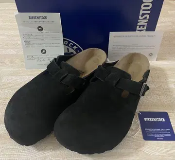 BIRKENSTOCK 보스턴 스웨이드 가죽 26cm 블랙