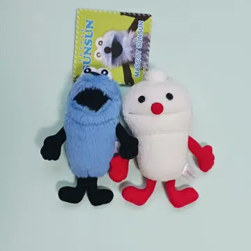 퍼펫 순순 봉제 인형 공 체인 마스코트 키링 논논