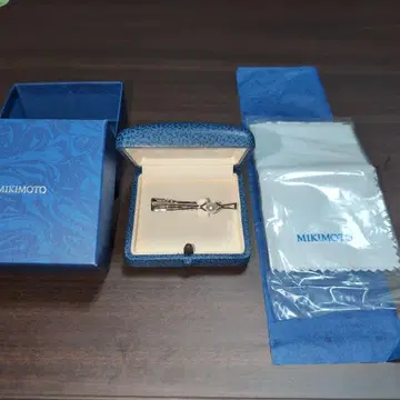 MIKIMOTO 넥타이핀 진주 장식
