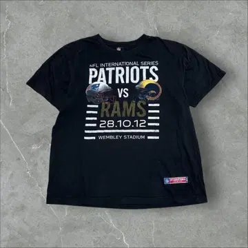 316]NFL 인터내셔널 시리즈 패트리어츠 vs 램스 반팔 티셔츠