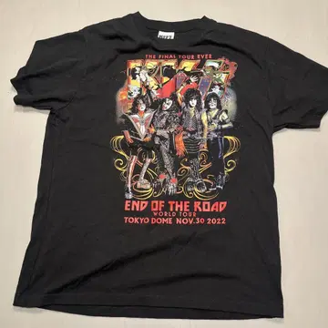 KISS END OF THE ROAD 라이브 티셔츠
