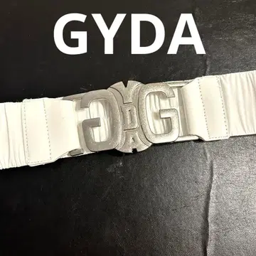 미사용 GYDA 벨트 화이트 셔링 밴딩 프리 사이즈