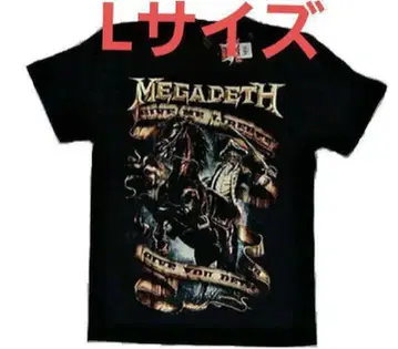 밴딩 티셔츠 MEGADETH 메가데스 L 사이즈