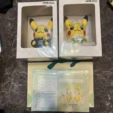 피카츄 봉제 인형 2개 세트
