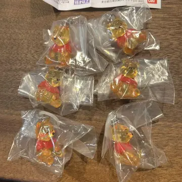 곰돌이 푸 메지루시 액세서리 6개 세트 가챠 푸우만 세트