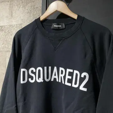 DSQUARED2 디스퀘어드 래글런 맨투맨 블랙 L
