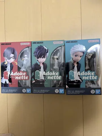 Adokette 피규어 3종 세트 반다이