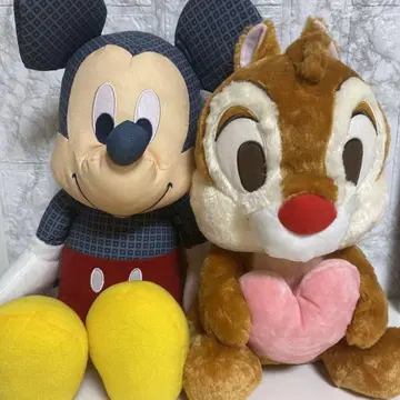 새상품 미키마우스와 칩 봉제 인형 세트