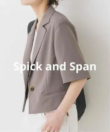 Spick and Span 하프 슬리브 숏 자켓 F 24SS