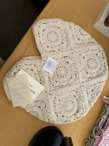 Peorose Gallery 핸드메이드 백 니트 숄더백