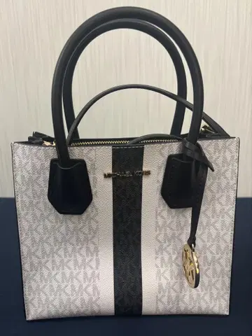 Michael Kors 숄더백 화이트/블랙