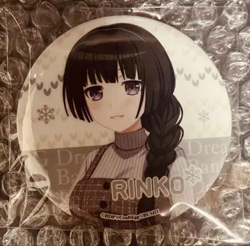BanG Dream! 캔뱃지 흰금린코 gigo winter
